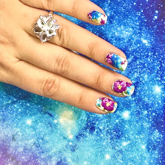 NEW!๐๐7๐บGORGEOUS!๐ธSILVER๐ธPLATED๐ธFLOWER๐บ๐๐ - Picture 7 of 8